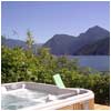 Hot tub on oceanside deck